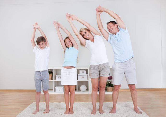 ejercicio en familia