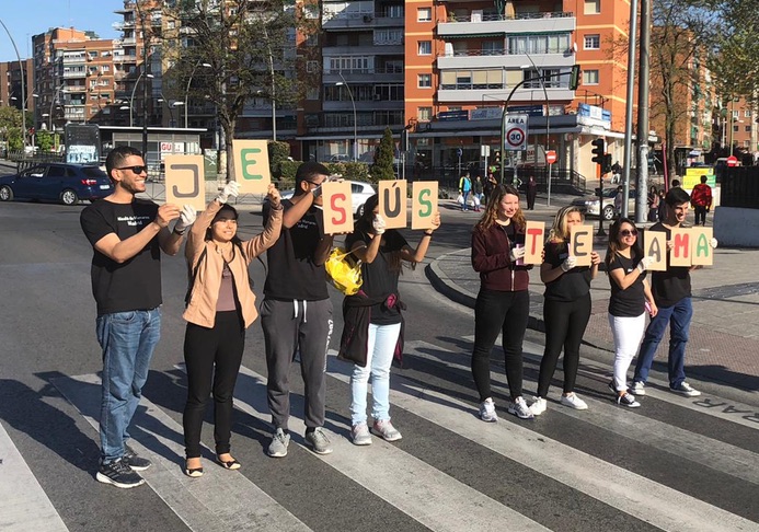 Sábado joven en Móstoles: Caminando con Jesús