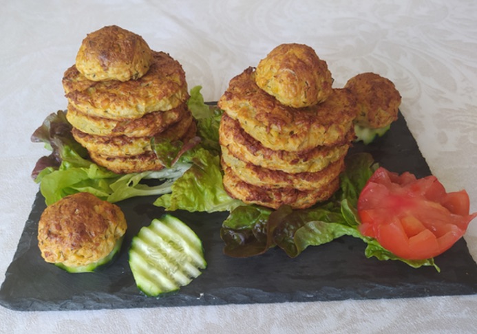 Hamburguesas de garbanzo