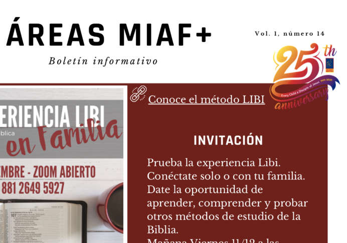 MIAF+: Boletín informativo XIV. Diciembre de 2020
