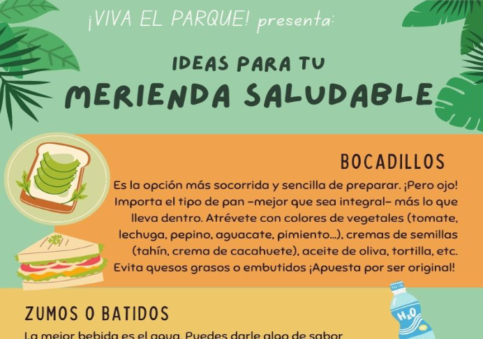 ¡Viva el parque! Ideas de merienda saludable