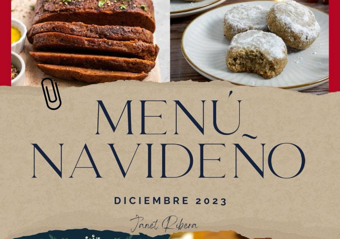 Menú vegetariano navideño