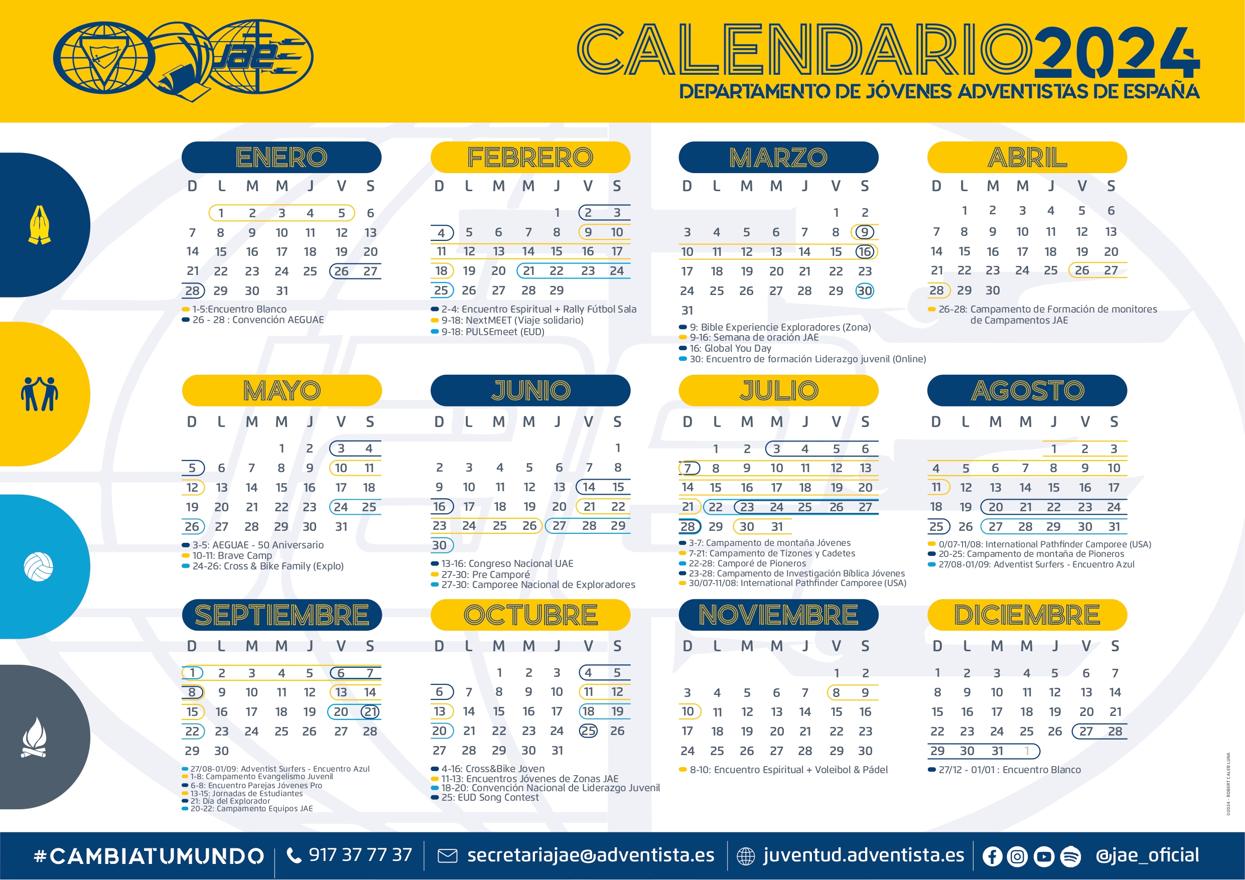 JAE: Modificaciones en el calendario