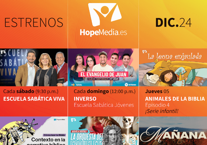 Estrenos HopeMedia – diciembre 2024