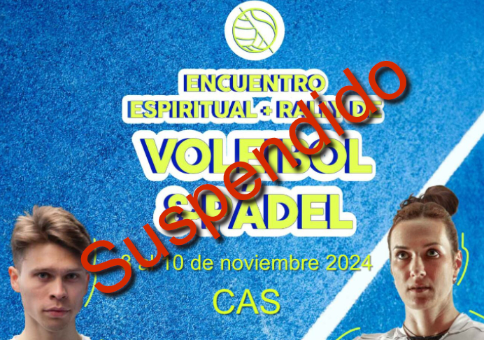 JAE cancela el rally de pádel y voley, y se une a las ayudas en Valencia