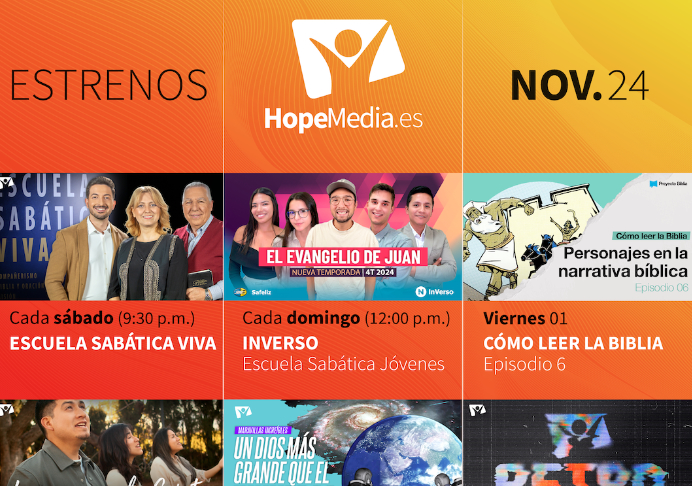 Estrenos HopeMedia – noviembre 2024