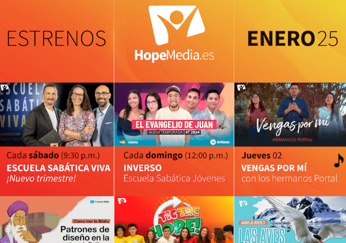 Estrenos HopeMedia – enero 2025