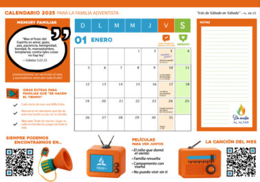 Calendario 2025 ENERO