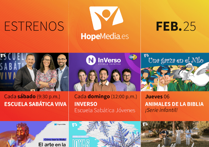 Estrenos HopeMedia – febrero 2025