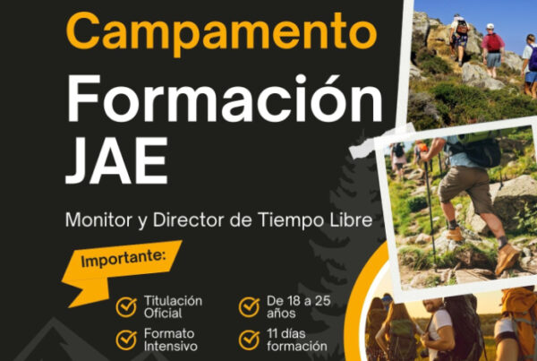 campamento formación JAE monitor