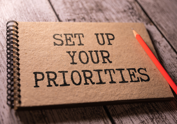 Si quieres ser feliz, ordena tus prioridades