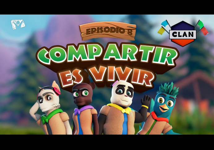 Compartir es vivir – CLAN 🏕️ Episodio 8 ✨ Serie infantil con valores