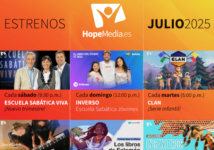 Estrenos HopeMedia – julio 2025