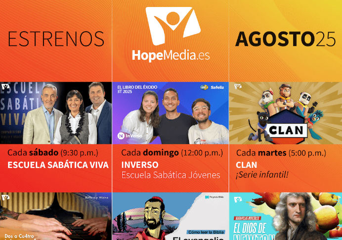Estrenos HopeMedia – agosto 2025