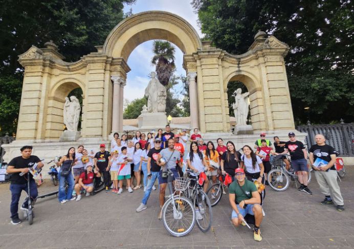 Evangelismo sobre ruedas en Sevilla