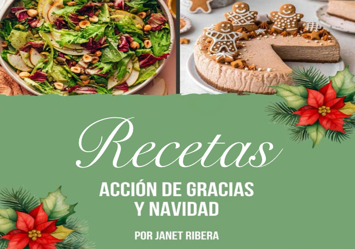Recetas Acción de Gracias y Navidad 2025