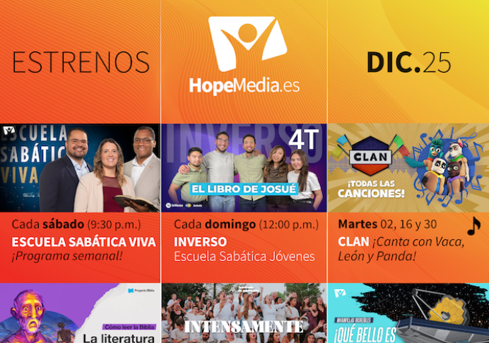 Estrenos HopeMedia – diciembre 2025