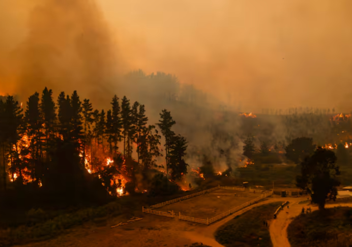 La Iglesia Adventista brinda ayuda a afectados por incendios en Chile