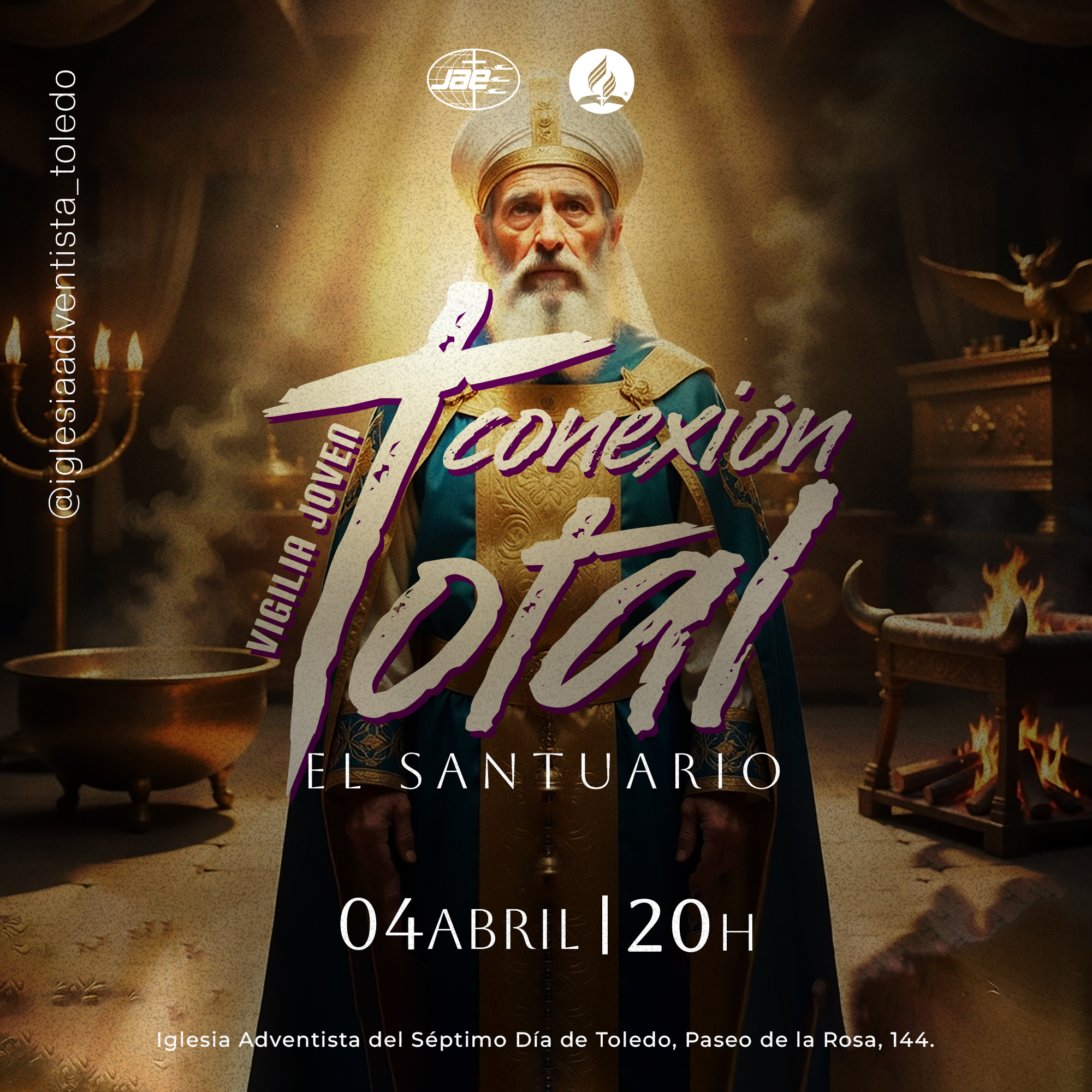 Nota informativa de vigilia: Una noche en el Santuario con la juventud de Toledo