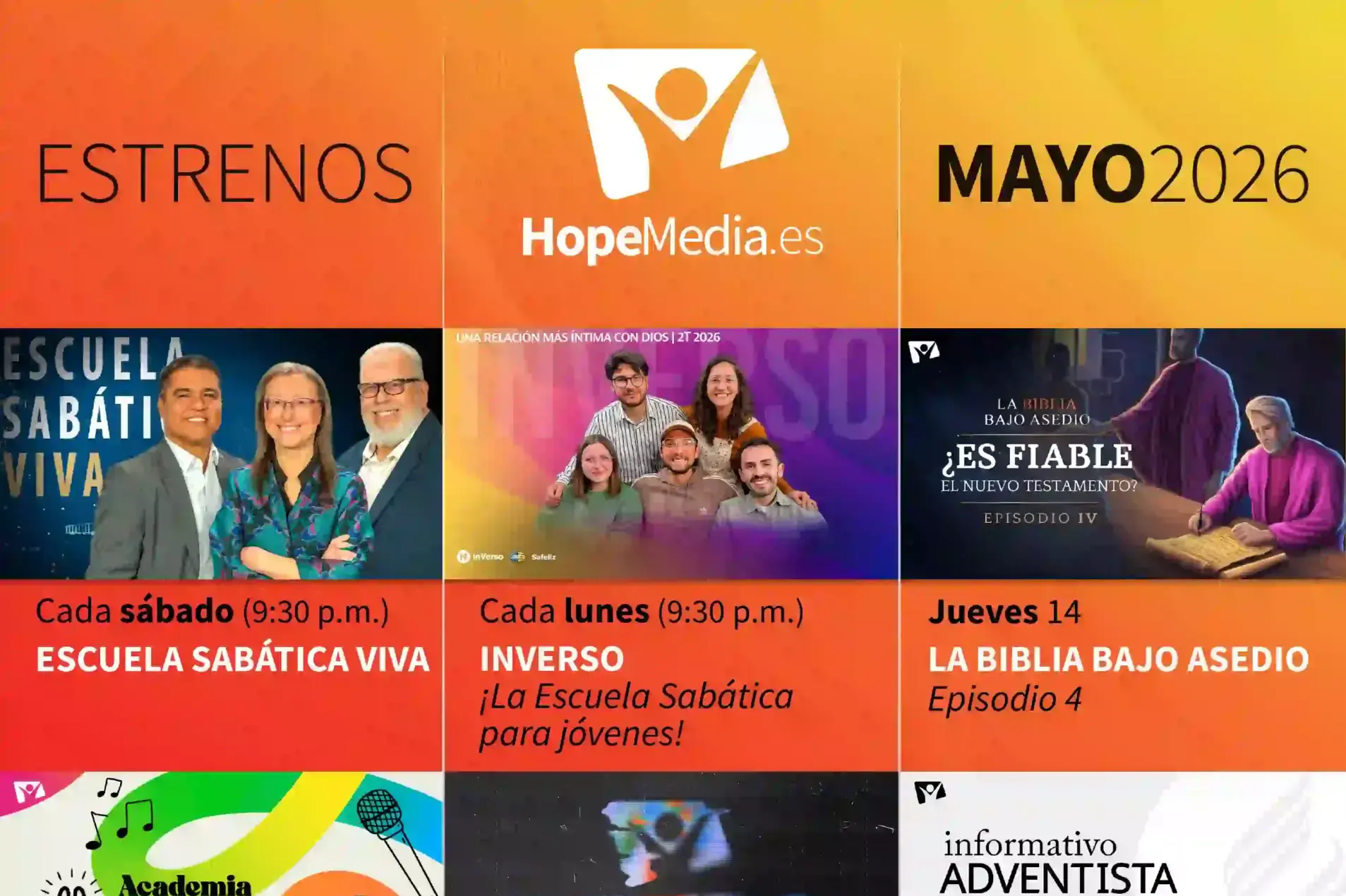 Estrenos HopeMedia – Mayo 2026