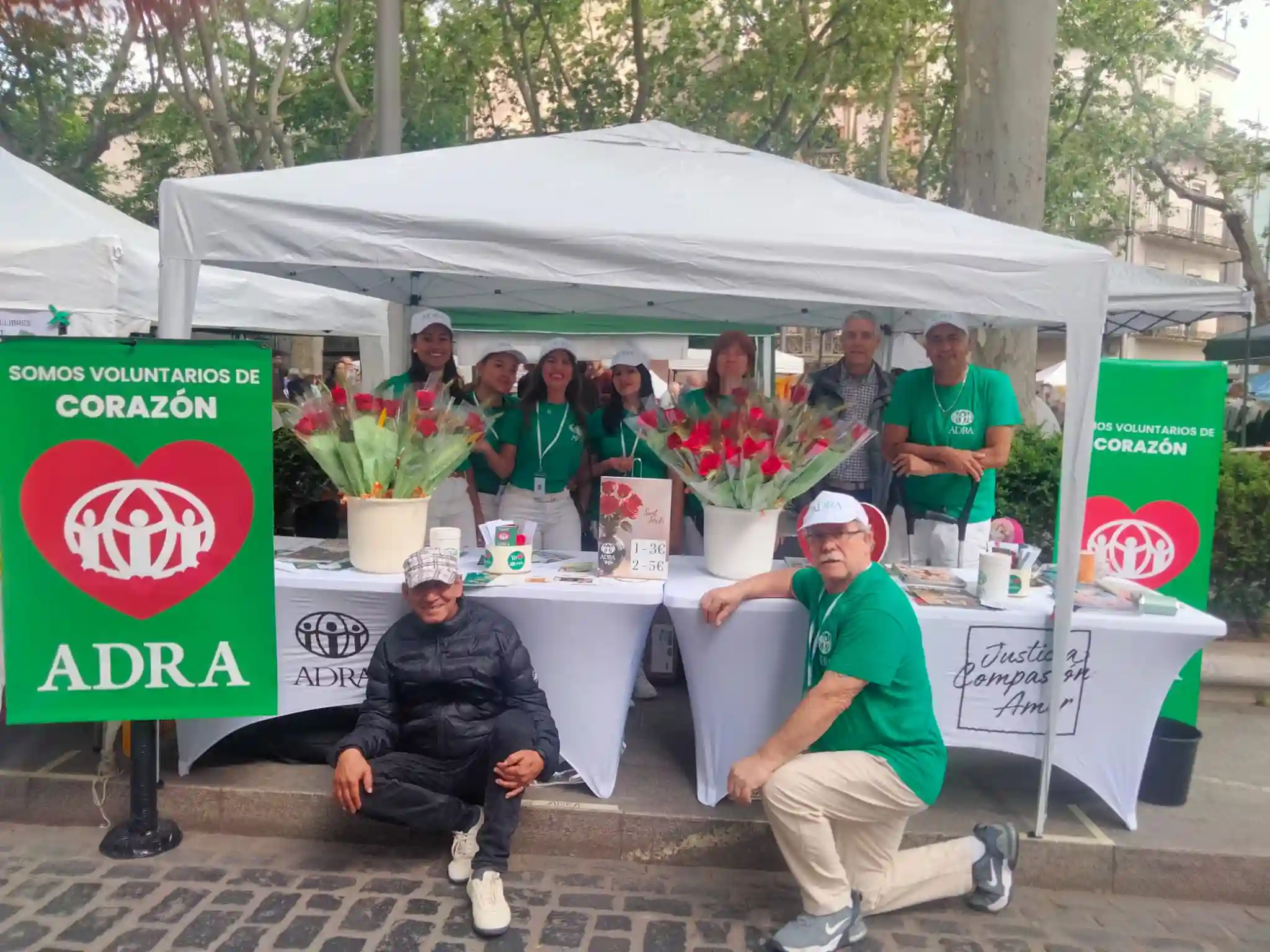 ADRA Figueres: Sant Jordi y un año al servicio de los demás