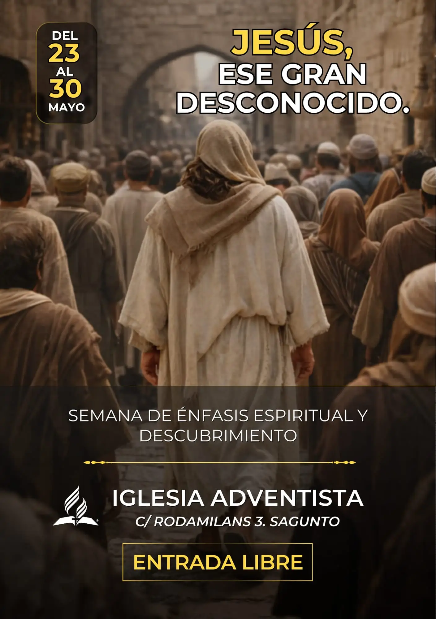 Jesús ese gran desconocido: semana espiritual en Sagunto