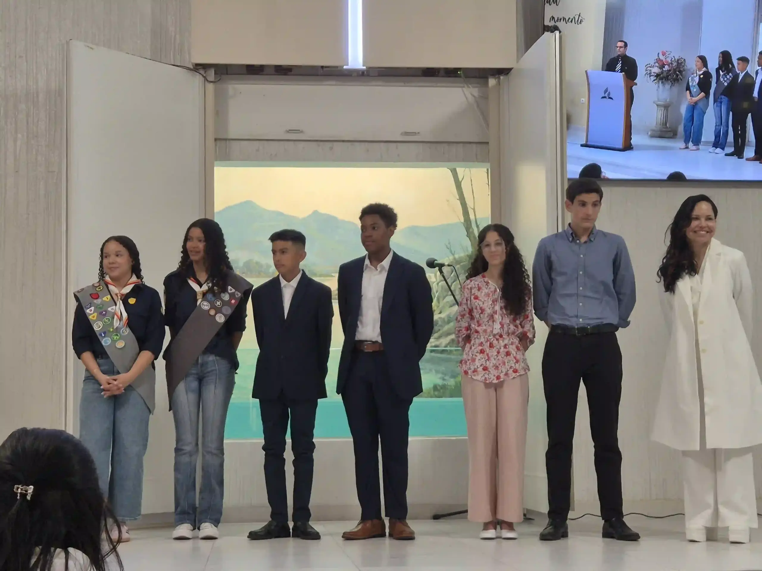 Bautismo iglesia Torrero Zaragoza: siete jóvenes