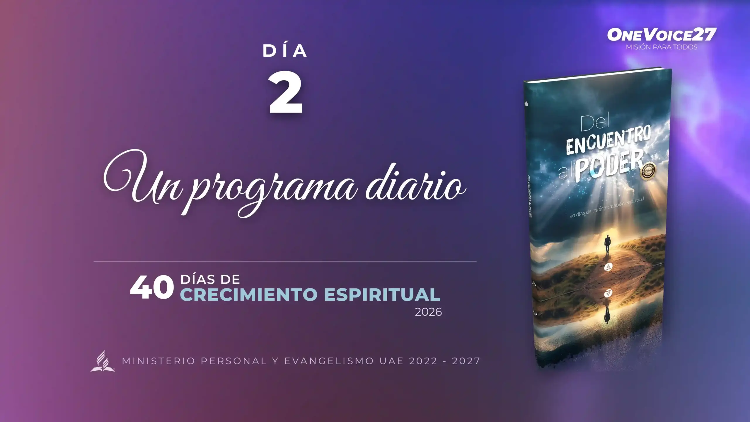 Un programa diario: el plan de Dios para tu vida hoy