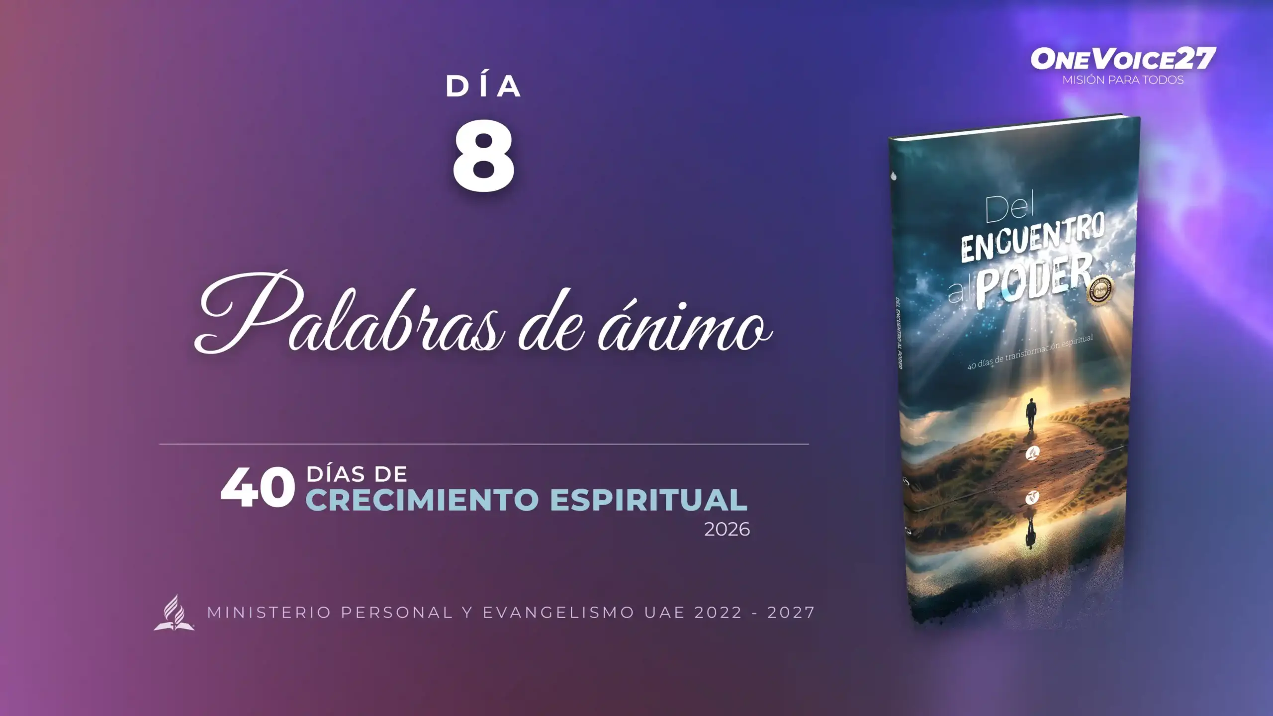Palabras de ánimo: una carta para tu vida cristiana