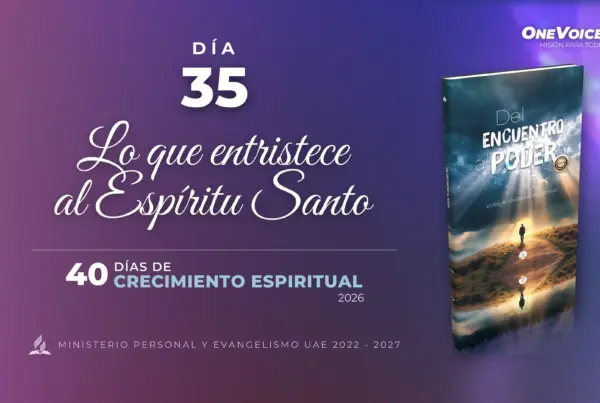 lo que entristece al Espíritu Santo