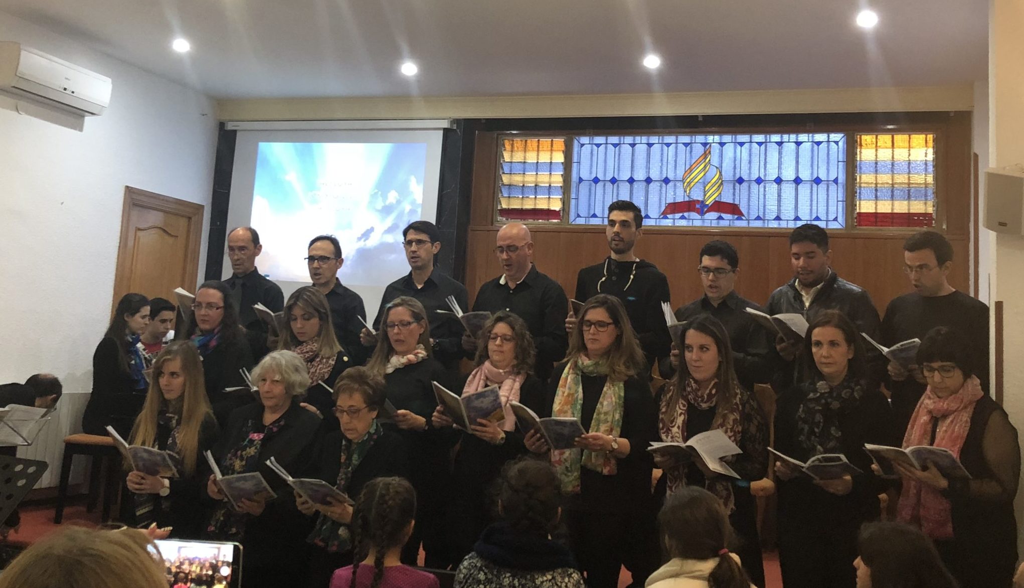 Coro iglesia de Jaén visita a la iglesia de Málaga