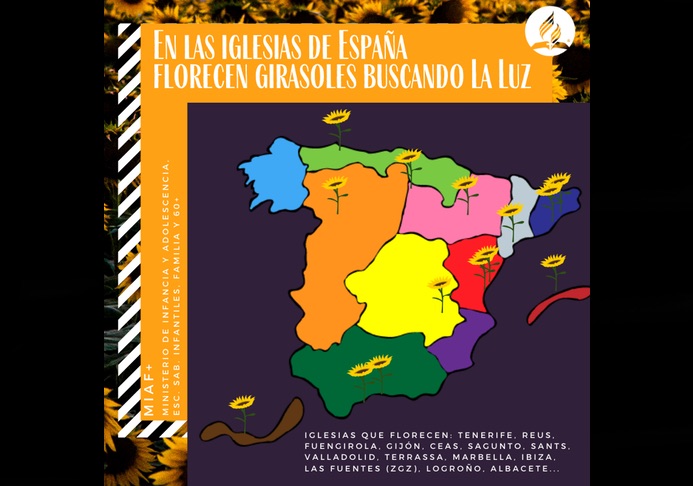 En las iglesias de España florecen girasoles