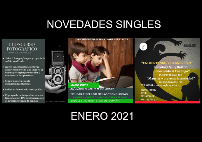 Novedades Singles para enero 2021