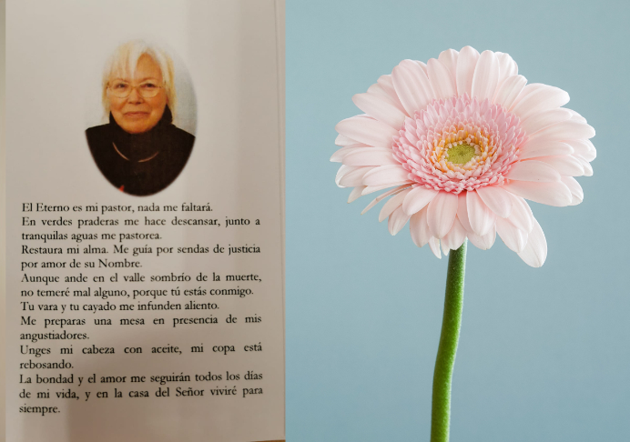 Fallecimiento de Dolores Sánchez