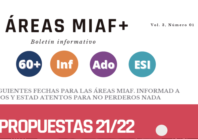 Calendario MIAF+ 21/22 en el boletín Vol03 – Num 01