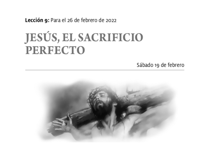 El sacrificio perfecto, Jesús