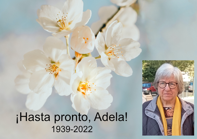¡Hasta pronto, Adela Recasens!