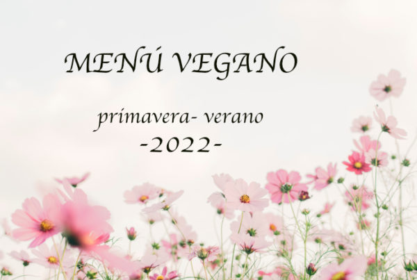 Menú vegano primavera verano 2022
