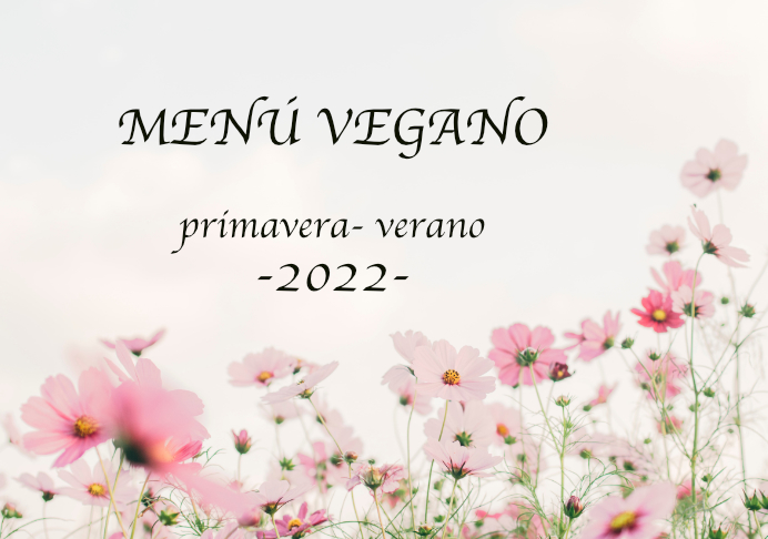 Menú vegano de primavera-verano