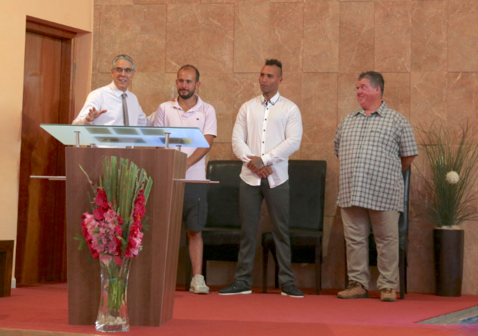 Lluís, J. Carlos y Jeym, se bautizan en Reus