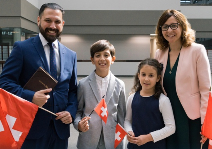 La familia Contero: misioneros destinados en Suiza